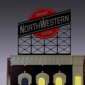 Miller Engineering   MIE880201 Chicago Northwestern Sign (Lg)