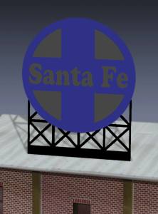 Miller Engineering   MIE880551 Santa Fe Sign (Med)