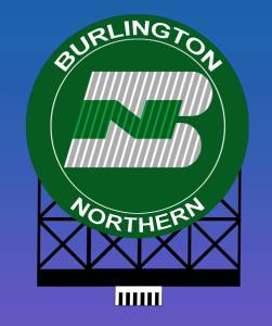 Miller Engineering   MIE880701 Burlington Northern Sign (Lg)