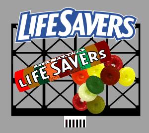Miller Engineering   MIE880851 Lifesavers 3D Billboard Sign (Lg)