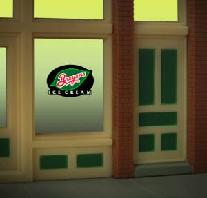 Miller Engineering   MIE8810 Breyers Window Sign