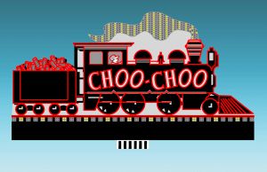 Miller Engineering   MIE881601 Choo Choo Sign (Lg)