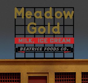 Miller Engineering   MIE881951 Meadow Gold Sign (Lg)