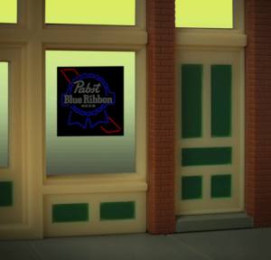 Miller Engineering   MIE8825 Pabst Window Sign