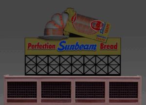 Miller Engineering   MIE883301 Sunbeam Bread Billboard (Lg)