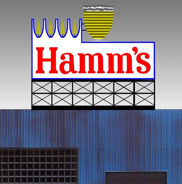 Miller Engineering   MIE883451 Hamms Billboard (Sm)