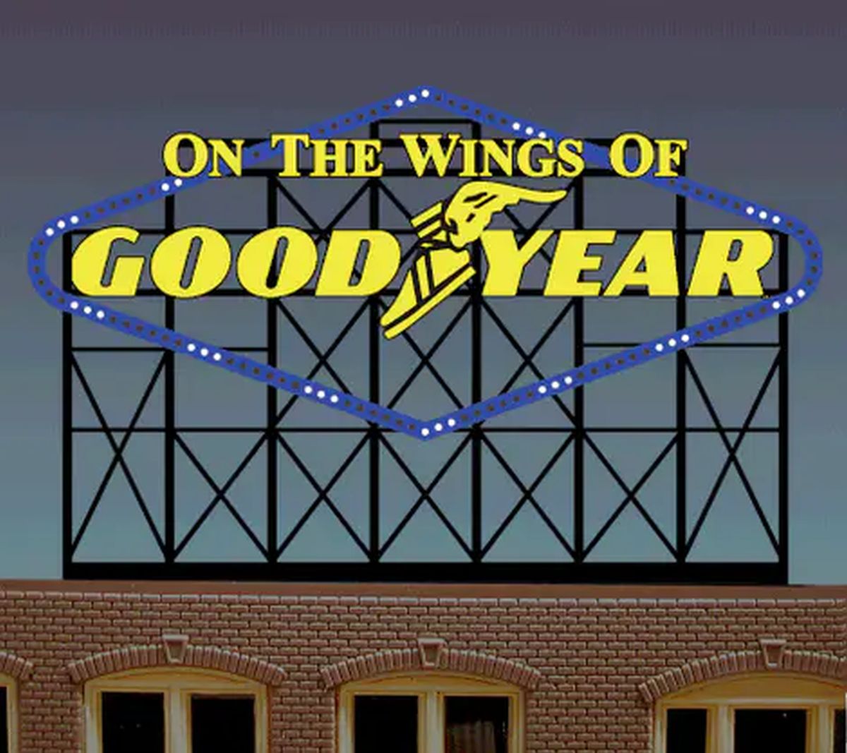Miller Engineering   MIE884051 Goodyear Billboard (Lg)