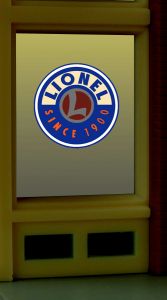 Miller Engineering   MIE8855 Lionel Window Sign