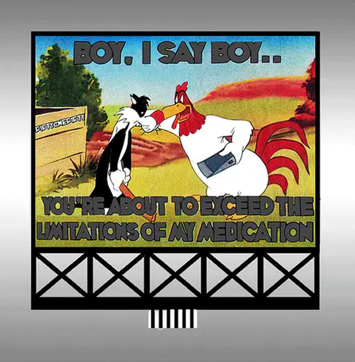 Miller Engineering   MIE886401 Foghorn Leghorn Billboard (Lg)