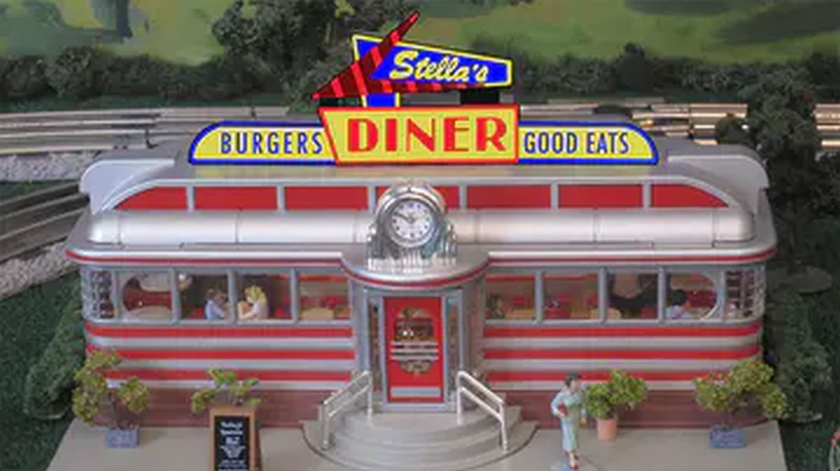 Miller Engineering   MIE886541 Stellas Diner Sign (Lg)