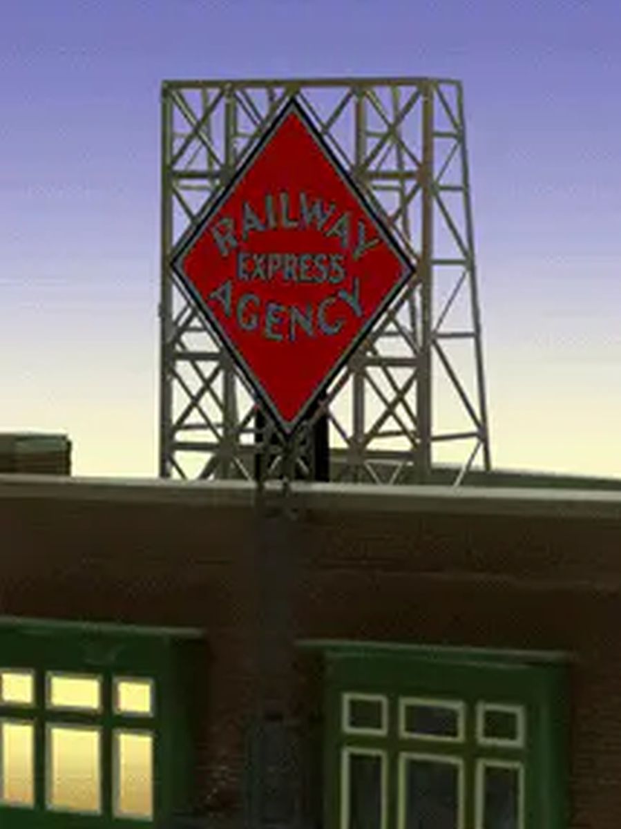 Miller Engineering   MIE8870 Railway Express Window Sign