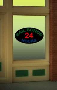 Miller Engineering   MIE8880 Bail Bonds Sign