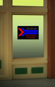 Miller Engineering   MIE8900 Amtrak Wndow Sign