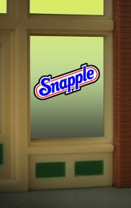 Miller Engineering   MIE8905 Snapple Window Sign