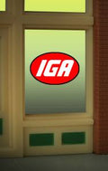 Miller Engineering   MIE8915 IGA Window Sign
