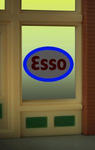 Miller Engineering   MIE9030 Esso Window Sign (HO/O)