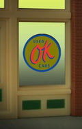 Miller Engineering   MIE9065 OK Window Sign HO/O