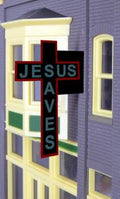 Miller Engineering   MIE9071 Jesus Saves Sign (Lg)