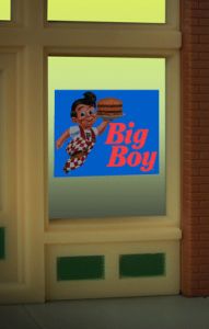 Miller Engineering   MIE9080 Big Boy Window Sign