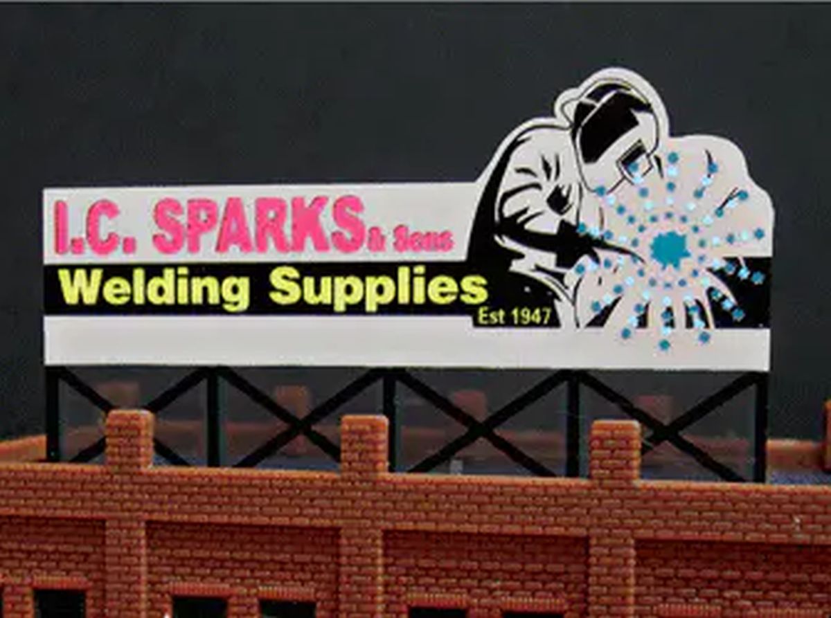Miller Engineering   MIE9382 I.C. Sparks Sign (Med)