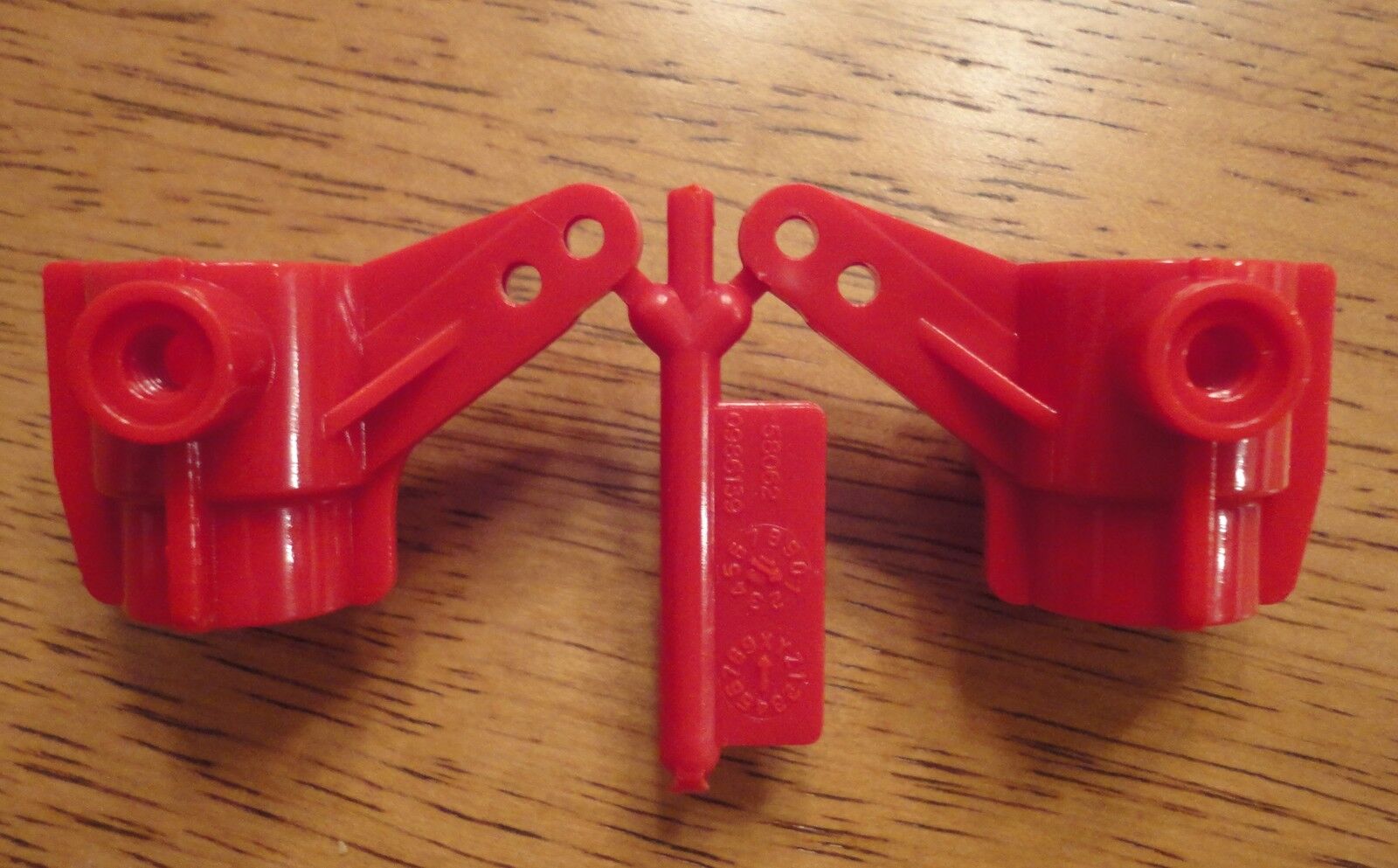 New Tamiya RC Hot Shot Buggy Part TA 01 Car / Truck Red Upright Pair Item 50648