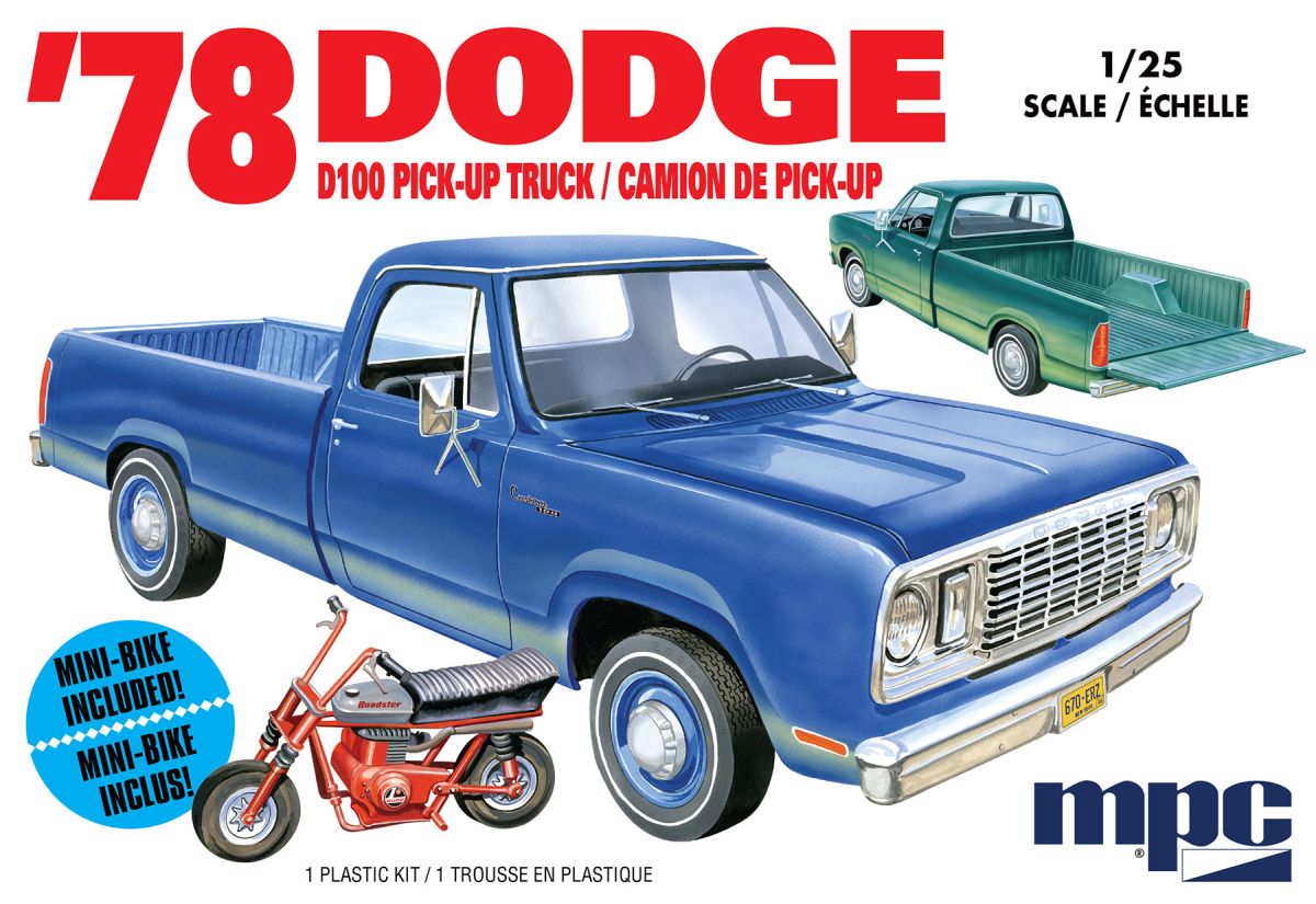 MPC Model 901  1978 Dodge D100 Custom Pickup (2T) Skill 2