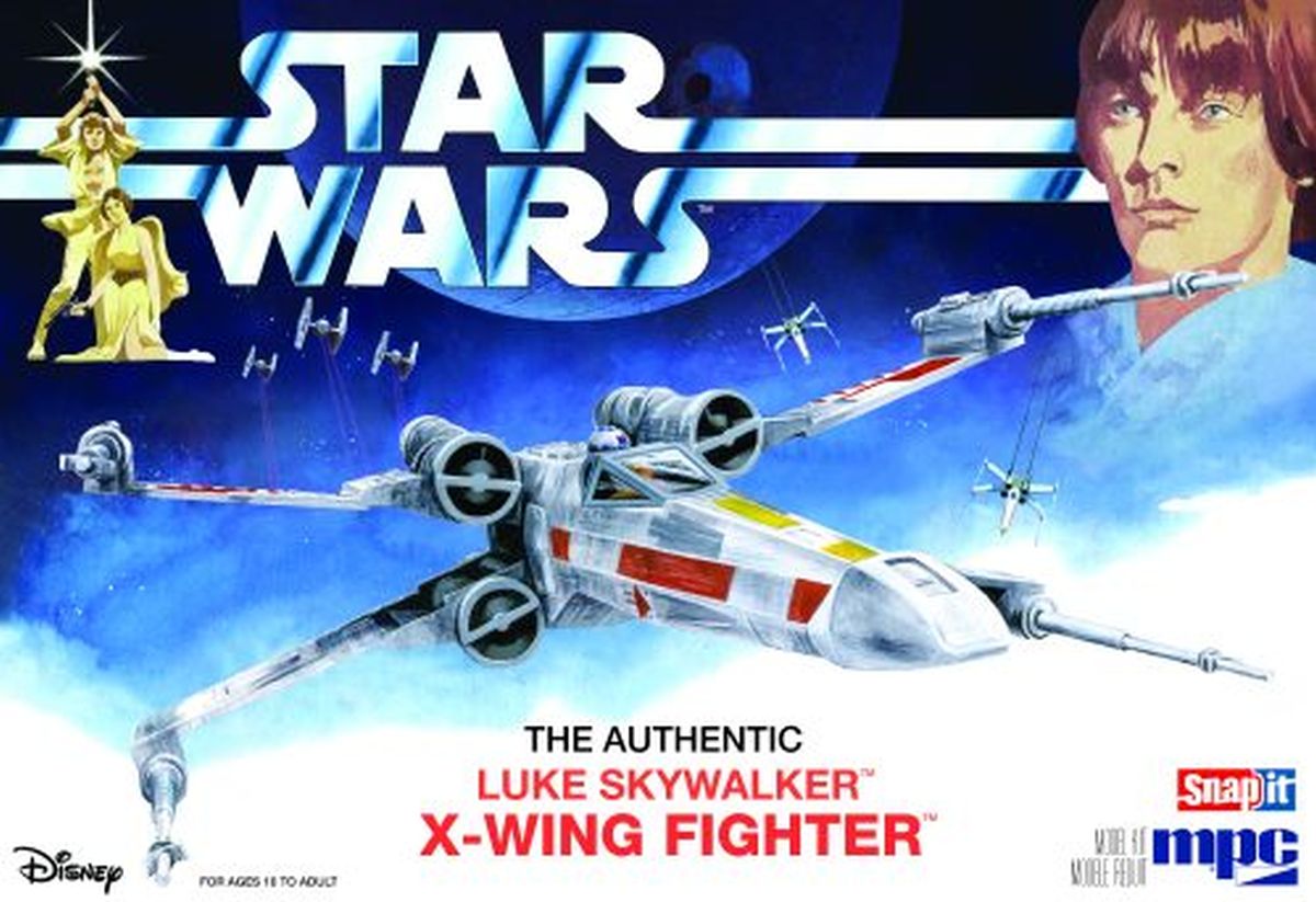 MPC Model 948  Star Wars: A New Hope X-Wing Fighter (Snap) Skill 1