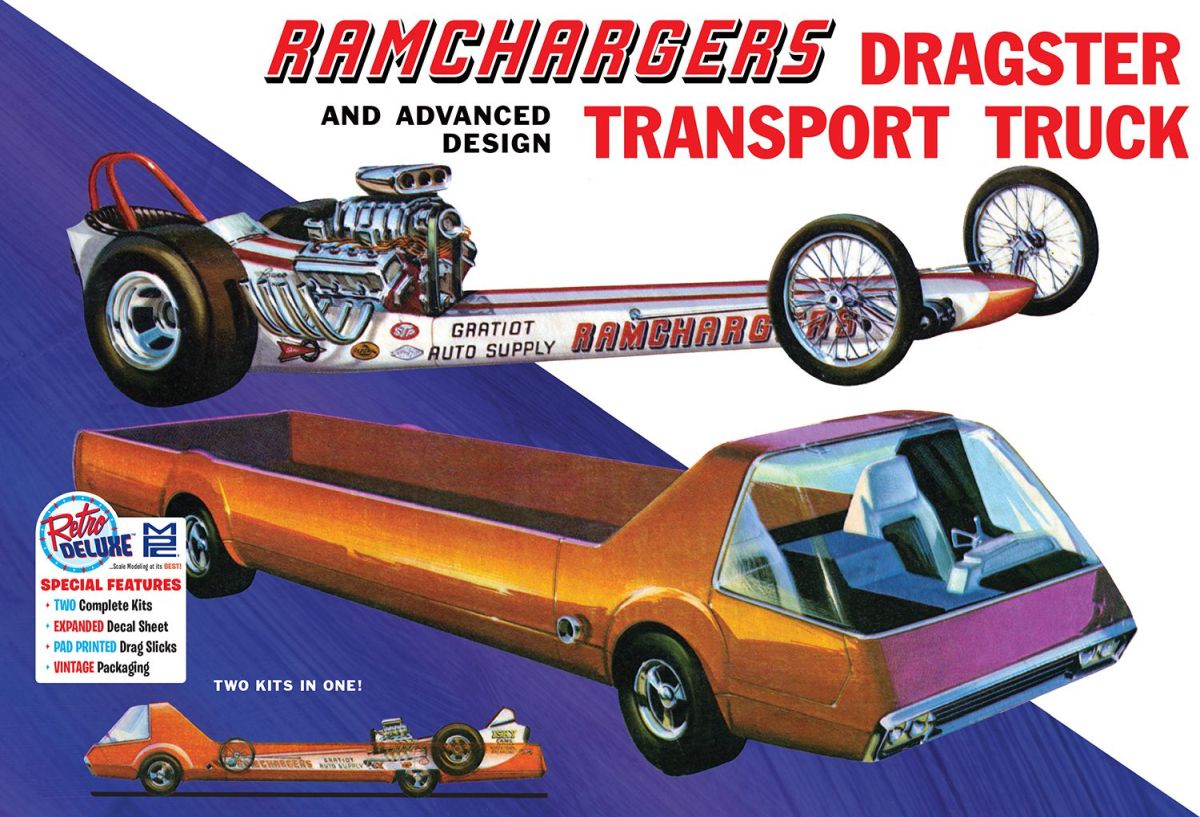 MPC Model 970  Ramchargers Dragster & Transporter Truck Skill 2