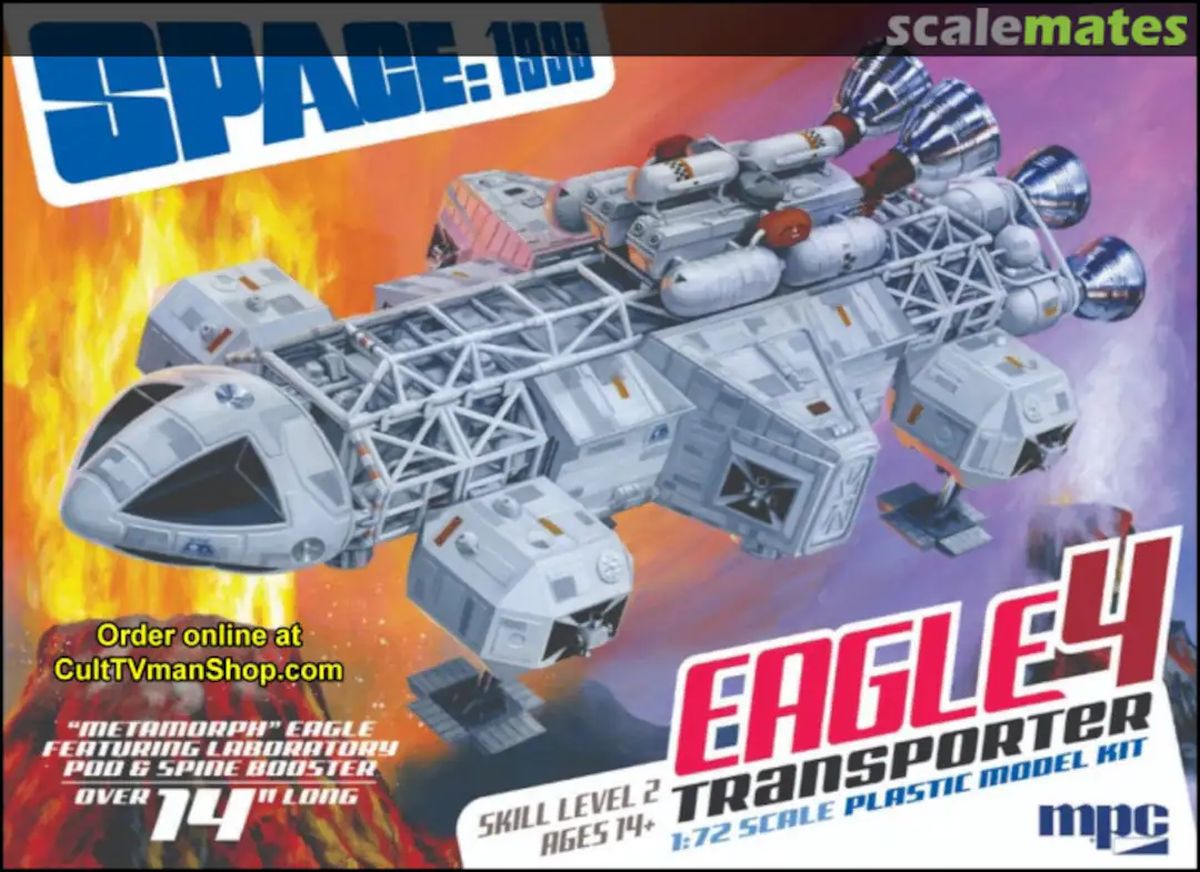 MPC Model 979  14 Space:1999 Eagle 4 featuring Lab Pod & Spine Boost