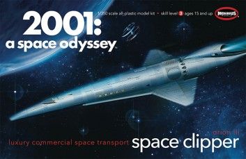 Moebius Model 200112 1/350th Scale 2001: Space Clipper Orion