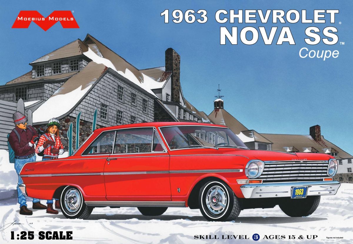 Moebius 2319 1963 Chevrolet Nova SS Coupe  NEW - call for discount pricing!