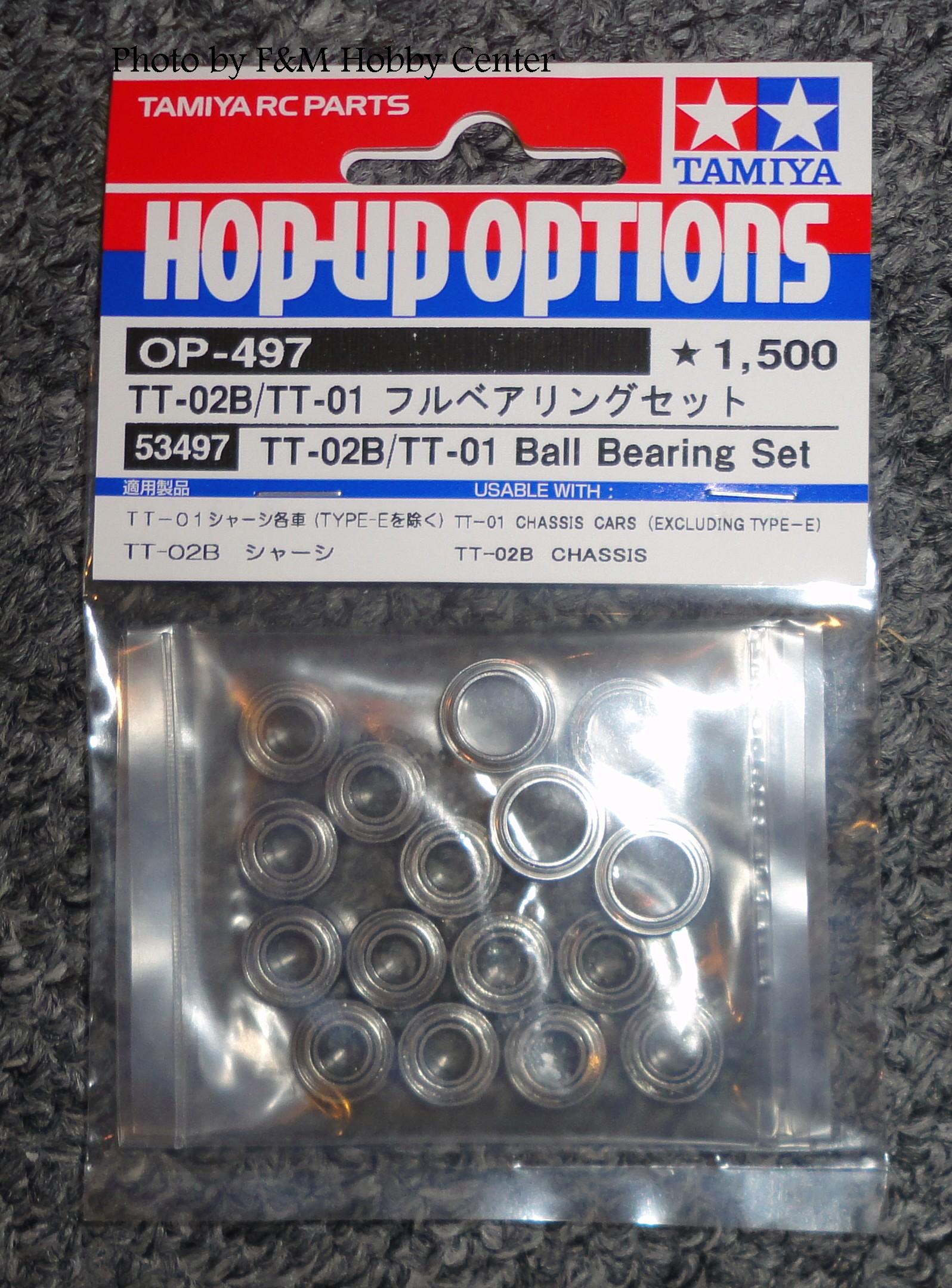 Tamiya RC TT-01 Genuine Ball Bearing Set Upgrade Part 53497