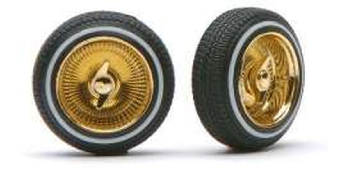 Pegasus Model 1015 McC RIMS W/TIRES GOLD