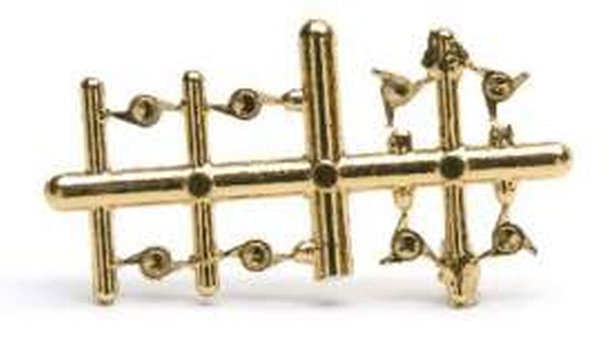 Pegasus Model 1061 KNOCK OFFS (4) DUAL & (4) TRIPLE GOLD