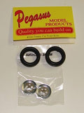 Pegasus Model 1161 FUNNY CAR FRONT RIM W/TIRES