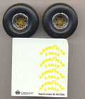 Pegasus Model 1162 DRAGSTER REAR RIMS & SLICKS