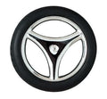 Pegasus Model 1210 THREE SPOKE RIMS W/TIRES CHROME