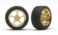 Pegasus Model 1216 SWIRL STAR RIMS W/TIRES GOLD