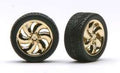 Pegasus Model 1220 CYCLONES RIMS W/TIRES GOLD