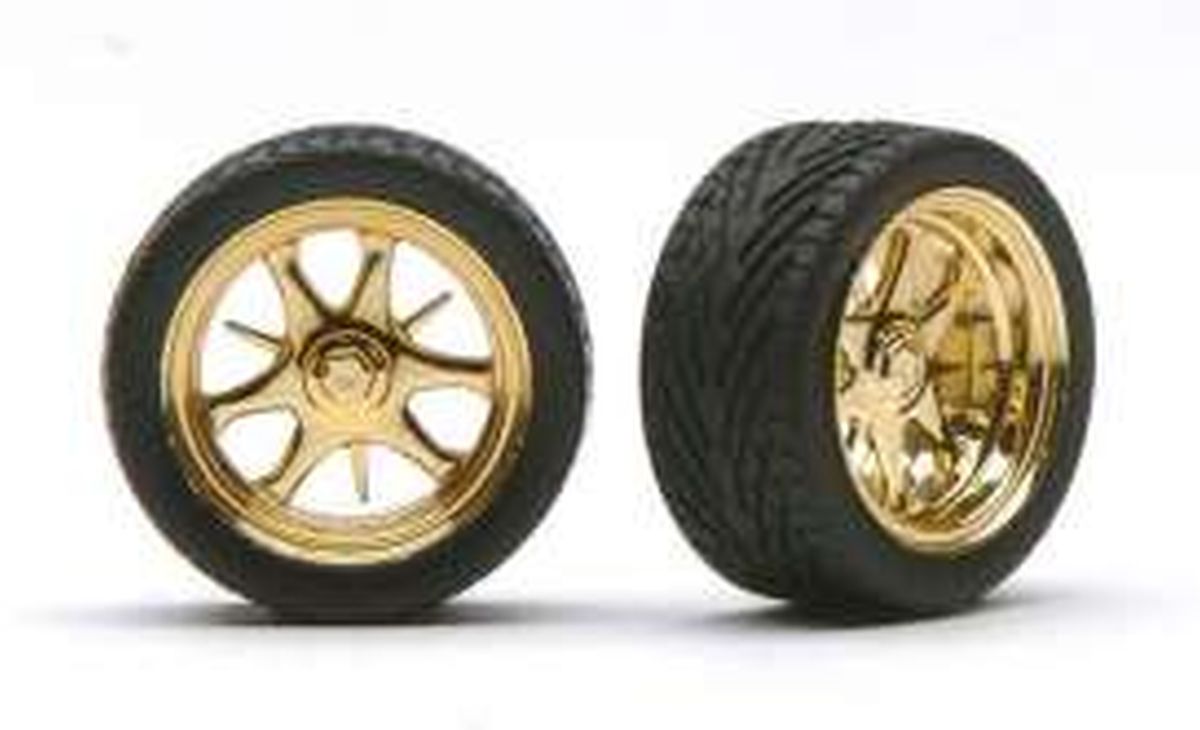 Pegasus Model 1228 DAGGERS RIMS W/TIRES GOLD