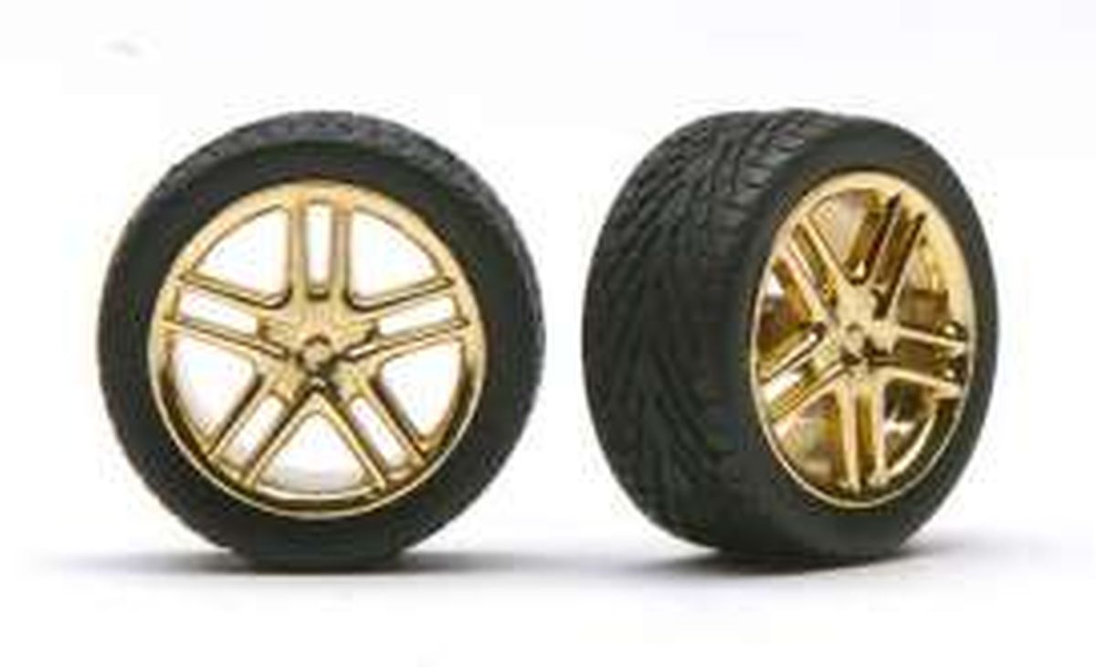 Pegasus Model 1244 ALLANTES RIMS W/TIRES GOLD