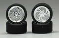 Pegasus Model 1246 DIABLOS RIMS W/TIRES CHROME