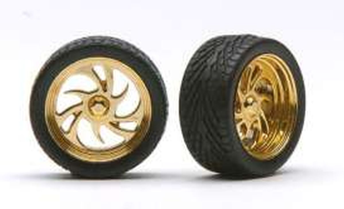 Pegasus Model 1248 DIABLOS RIMS W/TIRES GOLD