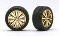 Pegasus Model 1252 BELLAS RIMS W/TIRES GOLD