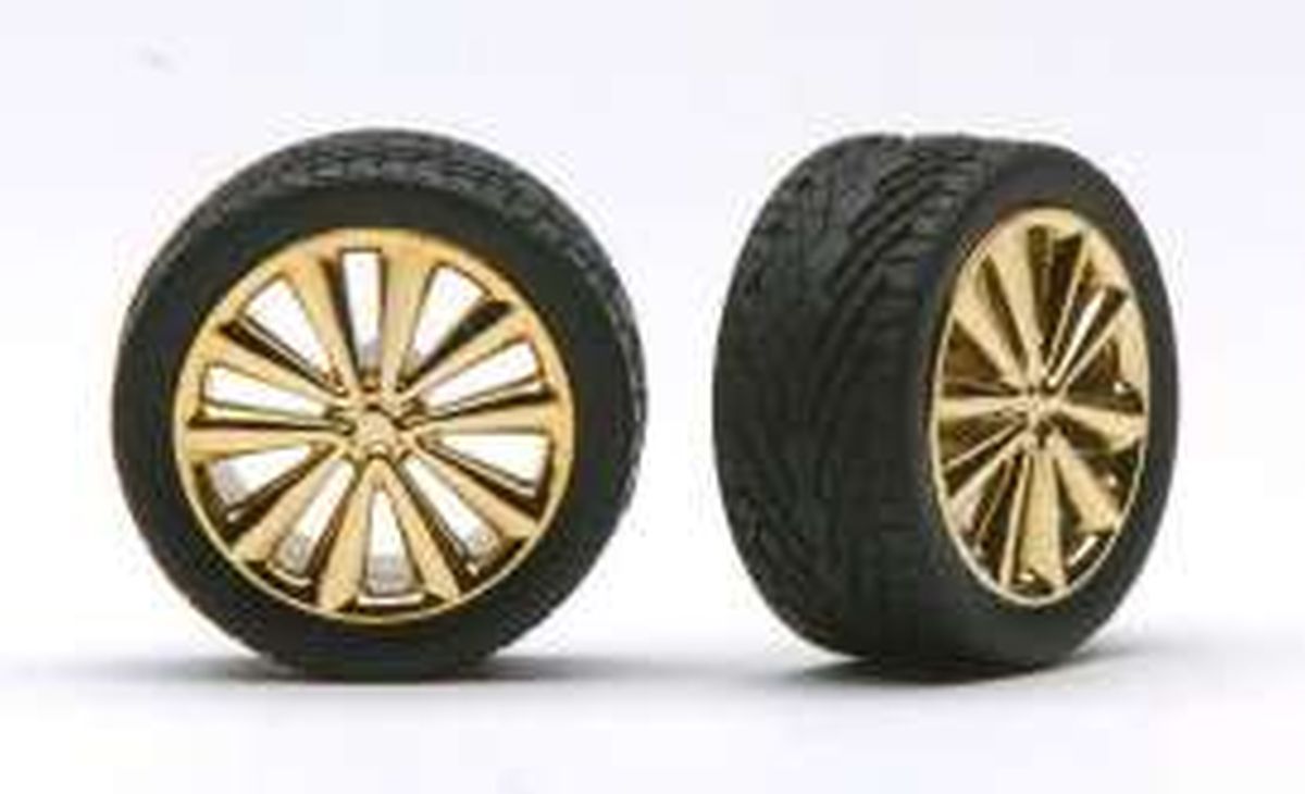 Pegasus Model 1252 BELLAS RIMS W/TIRES GOLD