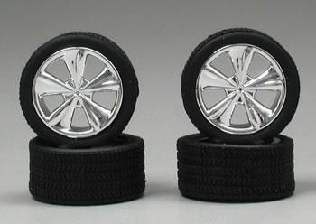 Pegasus Model 1258 TIBURONS RIMS W/TIRES CHROME