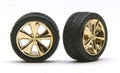 Pegasus Model 1260 TIBURONS RIMS W/TIRES GOLD