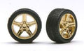 Pegasus Model 1264 BELAGIOS RIMS W/TIRES GOLD