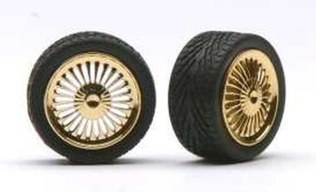 Pegasus Model 1272 APOLLOS RIMS W/TIRES GOLD
