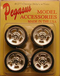 Pegasus Model 1277 HELLAS 19 RIMS W/TIRES CHROME